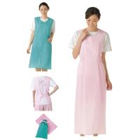 入浴用撥水エプロン（ポーチ付） 909-93(ピンク) ニュウヨクヨウエプロンポーチツキ Ｍ(23-2110-01-02)【1枚単位】 | ドクターマートアネックス