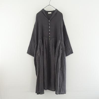 a+Koloni コロニー リネン シャツワンピース 長袖 a+koloni リネン  