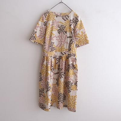 【Sally Scott】綿100% ウッド柄 総柄ジャガードワンピース 茶 Sally Scottのおすすめ人気商品一覧 通販 - Yahoo!ショッピング