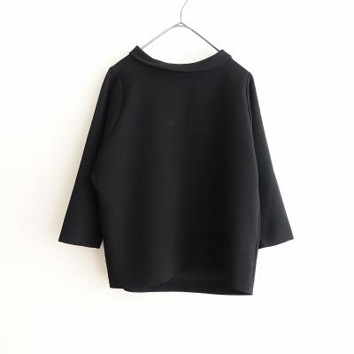 タグ付き未使用　＆DEAR　ヤマトドレス　マキシ丈ワンピース　日本製　サイズ38 セール】 【洗える】ライトダブルクロス Vネックワンピース