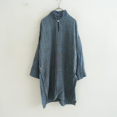 [美品] usaato うさとの服 ノースリーブ　チュニック ポンチョ　藍染 美品] usaato うさとの服 ノースリーブ チュニック ポンチョ