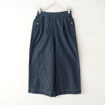 ☆Pal'las Palace☆ベージュラップスカート付ガウチョパンツ☆美品２☆ ミックススラブストレッチ マキシラップスカート｜トゥモローランド