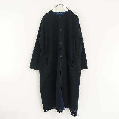 45rインディゴ撚り杢カノコチュニックゆったり超美品 5118083.jpg