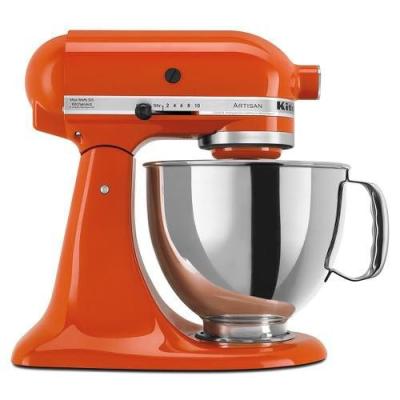 KitchenAid スタンドミキサー オレンジ 5KSM150 KitchenAid KSM150PSTG 5 Qt. Artisan Series Stand Mixer