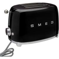 スメッグ トースター SMEG TSF01BLUS レトロデザイン 2スライス トースト ブラック 2-Slice Toaster-Black | メタストア ヤフー店