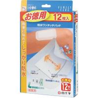 FC 防水ワンタッチパッド お徳用 Lサイズ 12枚入　白十字 | くすりのポニー