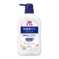 【医薬部外品】 バスクリン 薬用ソフレ 乾燥肌ケア ボディソープ ふわふわフローラルの香り［本体］550ml ＜低刺激性・アミノ酸系洗浄成分・ノンパラベン＞ | ドラッグピュア ヤフー店