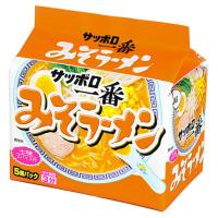 送料無料　サンヨー食品株式会社 サッポロ一番　みそラーメン　５個パック 500g×6個セット 【■■】 | ドラッグピュア ヤフー店