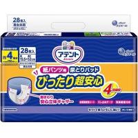 大王製紙株式会社 アテント 紙パンツ用 尿とりパッド パンツ式用（28枚入） ＜モレを防ぐ「安心立体ギャザー」でぴったり超安心＞ | ドラッグピュア ヤフー店