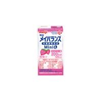【送料無料】 明治乳業 明治メイバランスMini Lストロベリー味 125ml×24本【発送まで7-10日程】【キャンセル不可】【△】 | ドラッグピュア ヤフー店