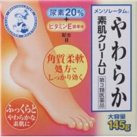 【第3類医薬品】ロート製薬 メンソレータムやわらか素肌クリーム [145g] 【北海道・沖縄は別途送料必要】 | ドラッグピュア ヤフー店