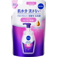 ニベア クリアビューティー弱酸性泡洗顔 もっちり美肌 つめかえ用 130ml 納期10日程度 | ドラッグストアポニー