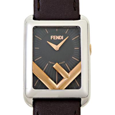FENDI レディース 時計 黒文字盤 稼働品 FENDI フェンディ 腕時計 黒文字盤 クォーツ スモセコ