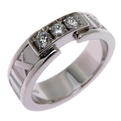 ティファニーアトラスリング（石の素材：ダイヤモンド）のおすすめ人気