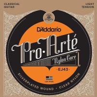 D'Addario EJ43 Pro Arte Nylon Silver/Clear Light ダダリオ クラシック弦 | ギターパーツの店・ダブルトラブル