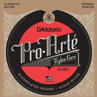D'Addario EJ45 Pro Arte Nylon Silver/Clear Normal ダダリオ クラシック弦 | ギターパーツの店・ダブルトラブル