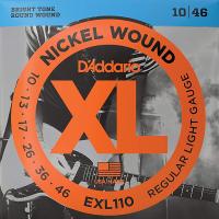 D'Addario EXL110 Nickel Wound 010-046 ダダリオ エレキギター弦 | ギターパーツの店・ダブルトラブル