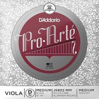 D'Addario Pro Arte Viola Strings J5802 MM ダダリオ ヴィオラ弦 ミディアムスケール ミディアムテンション バラ弦 D線 | ギターパーツの店・ダブルトラブル
