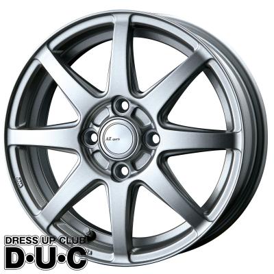 15インチ8本スポークアルミホイール（車、バイク、自転車）（リム幅