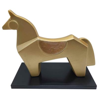 ガラス　置物　馬 ガラス細工 動物 馬 インテリア雑貨 ミニチュア 置物【ウマ