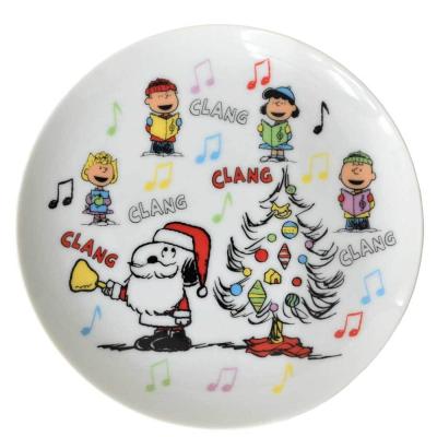 スヌーピー お皿 プレート/ SNOOPY クリスマス プレート ホワイト