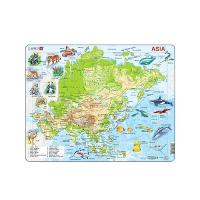 ジグソーパズル 英語 地図 アジア パズル 世界地図 日本 地理 小学生 知育玩具 6歳 紙製 [ LARSEN (ラーセン) アジアマップ 英語版 | デイリーマルシェ ヤフー店