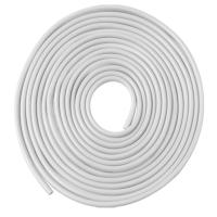 シンプルチョコ エアロ スポイラー用 5M 隙間パッキン モール 両面テープ付き カラー多数 エアロの間 (ホワイト) | デイリーマルシェ ヤフー店