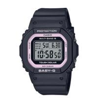 BABY-G ベビーG 電波ソーラー スクエア 黒 ピンク BGD-5650-1BJF CASIO カシオ 腕時計 | e-Bloom Yahoo!店
