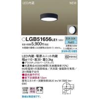 パナソニック 小型シーリングライト ブラック LED（昼白色） LGB51656LE1 (LGB51656 LE1) | パナソニック照明器具のコネクト