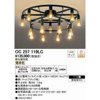 オーデリック シャンデリア LED（電球色） 〜14畳 OC257119LC | オーデリック照明器具 コネクト