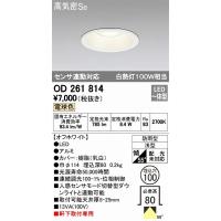 オーデリック エクステリアライト OD261814 軒下用ダウンライト LED（電球色） | オーデリック照明器具 コネクト