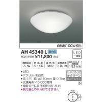 AH45340L コイズミ 小型シーリングライト LED（昼白色） | コネクト Yahoo!店