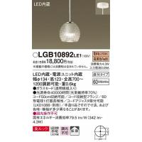 LGB10892LE1 パナソニック 小型ペンダント LED（電球色） 拡散 | コネクト Yahoo!店