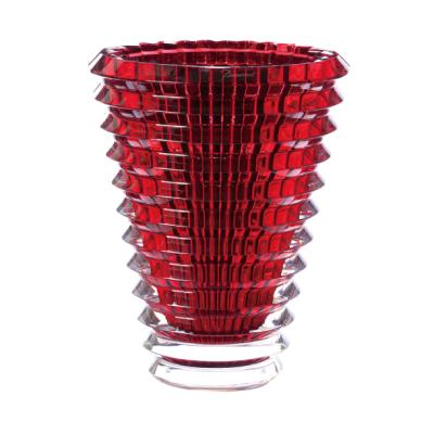 バカラ 花瓶（色：レッド系）｜花瓶、花台｜花、ガーデニング おすすめ