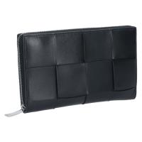 【お取り寄せ】 【並行輸入品】 ボッテガヴェネタ BOTTEGA VENETA 長財布 イントレチャート カセット 651368 V3U01 8803 ブラック 【お取り寄せ】 | e-cross