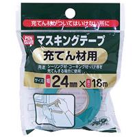 まとめ買い 6個入 マスキングテープ 24mm×18m 充てん材用 アサヒペン 養生用品 M2 | e-daiku(イーダイク)Yahoo!店
