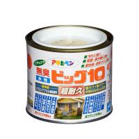 水性ビッグ10 多用途 1/5L クリーム色 アサヒペン 超耐久 無臭 強力カビどめ剤配合 強力サビどめ剤配合 水性塗料 | e-daiku(イーダイク)Yahoo!店