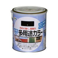 水性多用途カラー 1.6L 黒 アサヒペン 無臭 防カビ剤配合 サビドメ剤配合 シックハウス対策品 多用途水性塗料 | e-daiku(イーダイク)Yahoo!店