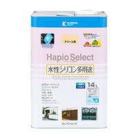 Hapio Select ハピオセレクト クリーム色 14L カンペハピオ つやあり 水性シリコン多用途 アクリルシリコン樹脂塗料 | e-daiku(イーダイク)Yahoo!店