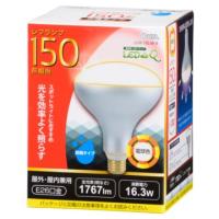 オーム電機 LED電球 レフランプ形 150形相当 E26 電球色 防雨タイプ [品番]06-0793  [型番]LDR16L-W 9 | いーでんネット ヤフー店