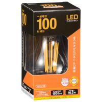 オーム電機　LDA10L C6　LED電球 フィラメントタイプ電球 E26 100形相当 電球色 [品番]06-3457 | いーでんネット ヤフー店