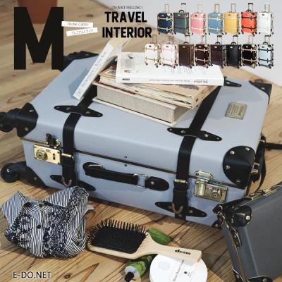 レトロ　ジュラルミン旅行鞄　インテリア キャリーケース レトロ（旅行用品 トランクタイプスーツケース