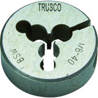TRUSCO 424-9798 T25D-1/8W40 丸ダイス 25径 ウイットネジ 1/8W40 (SKS) 4249798 | ハカル.com・Yahoo!店