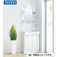 TOTO 洗面化粧台 KC 両開き 60cm巾 シンシアホワイト（B）【化粧台のみ 