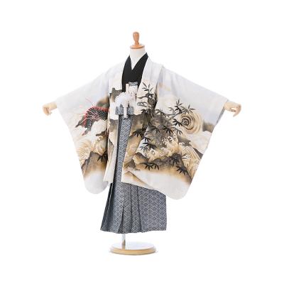 即納品】虎柄羽織袴セット120cm