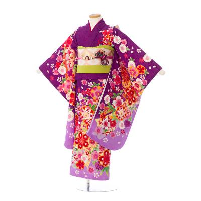 人気の紫系♡七五三　7歳　女の子　セット　一式　ゴールド　鞠 Amazon | [京都瑠璃雛菊] 七五三 着物 7歳 フルセット 購入 販売