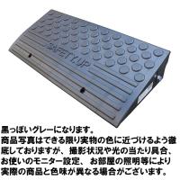 セフティアップ 段差解消プレート 基本10cm ダークグレー 乗用車 [10G] 車用品 車庫 車椅子 自転車 テラダ  メーカー直送 | e-キッチンマテリアル