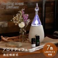 山善 アロマディフューザー 水なし ネブライザー式 LED LNFS-005(WH) おしゃれ | くらしのeショップ