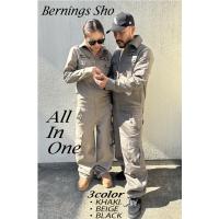 BERNINGS-SHO つなぎ スカル 刺繍 オールインワン 襟付き メンズ 231223 セール中！！