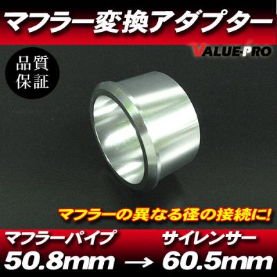 バイクマフラーサイレンサー変換アダプター（バイク用 スリップオン
